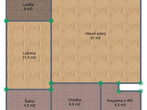 Prodej bytu 2+kk 58 m²