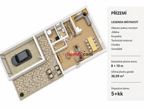 Prodej domu 188 m², pozemek 3565 m²