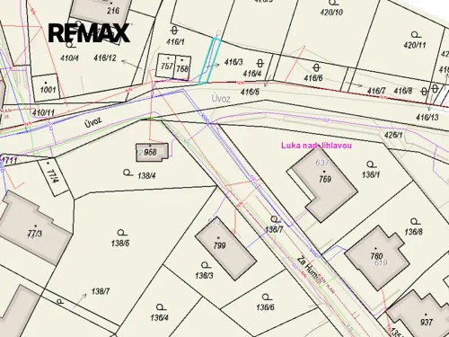 Prodej stavebního pozemku 1362 m²