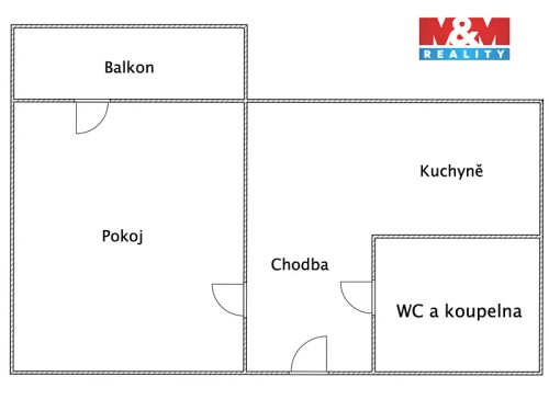 Prodaný byt 1+1 32 m²