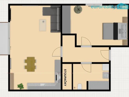 Prodej bytu 2+kk 63 m²