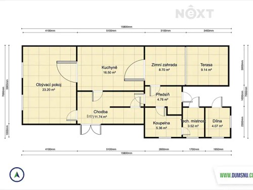 Prodej domu 60 m², pozemek 230 m²