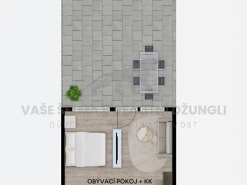 Prodej bytu 1+kk 41 m²