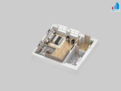 Prodej bytu 1+kk 52 m²