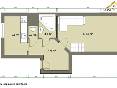 Prodej bytu 1+1 37 m²