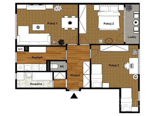 Prodej bytu 3+1 89 m²