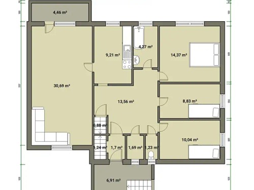 Prodej domu 150 m², pozemek 1174 m²