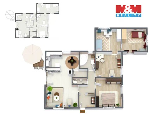 Prodaný  dům 94 m², pozemek 890 m²