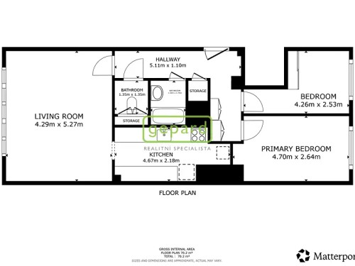 Prodej bytu 3+1 67 m²