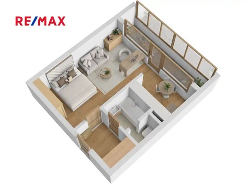 Prodaný byt 1+kk 30 m²