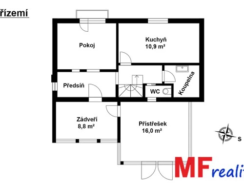 Prodej chaty 65 m², pozemek 1016 m²
