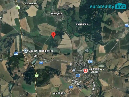 Prodej stavebního pozemku 1617 m²