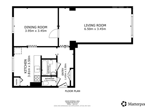 Prodaný byt 2+1 55 m²