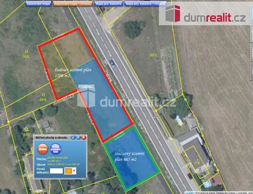 Prodej stavebního pozemku 6705 m²