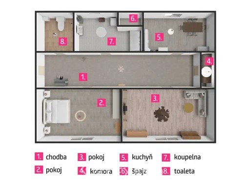 Prodej bytu 2+1 85 m²