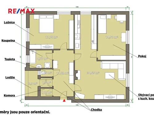 Prodej bytu 3+kk 90 m²