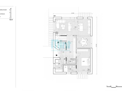 Prodej projektu 144 m², pozemek 1310 m²