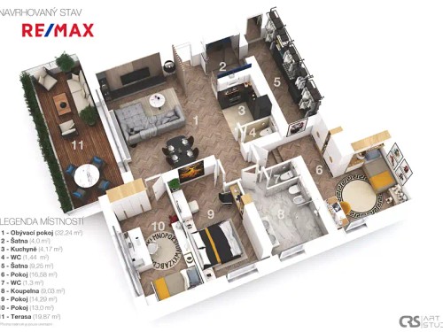 Prodej bytu 4+1 115 m²