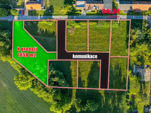 Prodej stavebního pozemku 1658 m²