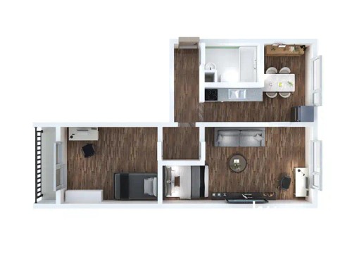 Prodej bytu 2+1 53 m²
