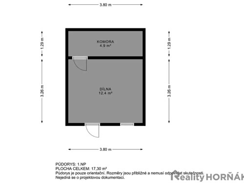 Prodej chaty 29 m², pozemek 531 m²