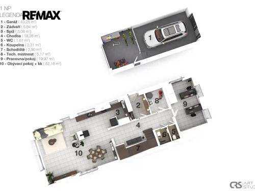 Prodej domu 213 m², pozemek 1614 m²