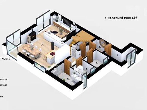 Prodej domu 268 m², pozemek 1181 m²