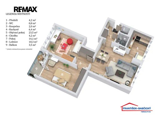 Prodej bytu 3+1 73 m²