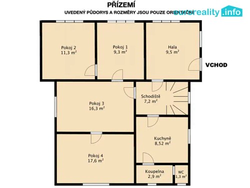Prodej domu 120 m², pozemek 1332 m²