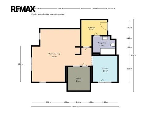 Prodej bytu 1+kk 53 m²