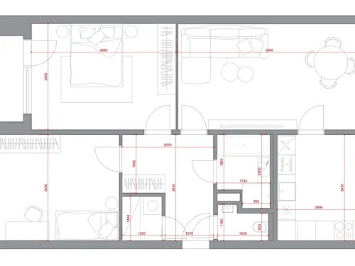 Prodaný byt 3+1 81 m²