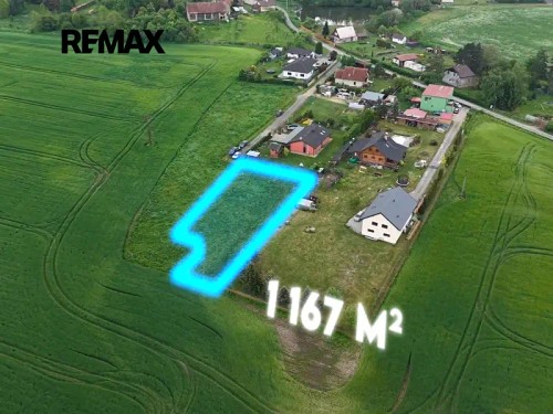 Prodej stavebního pozemku 1167 m²