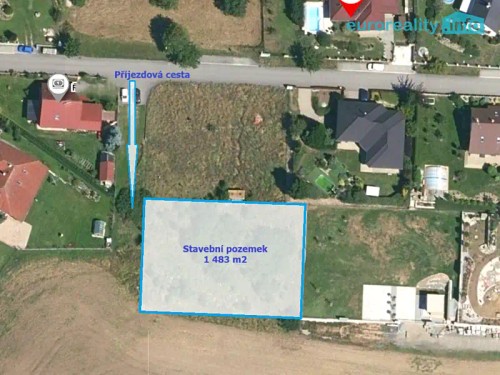 Prodej stavebního pozemku 1483 m²