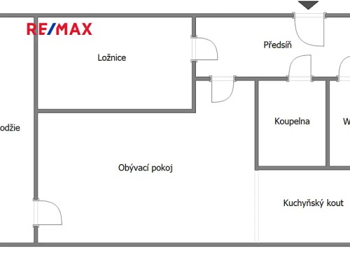 Prodaný  byt 2+kk 42 m²