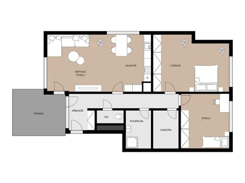 Prodej bytu 3+kk 82 m²