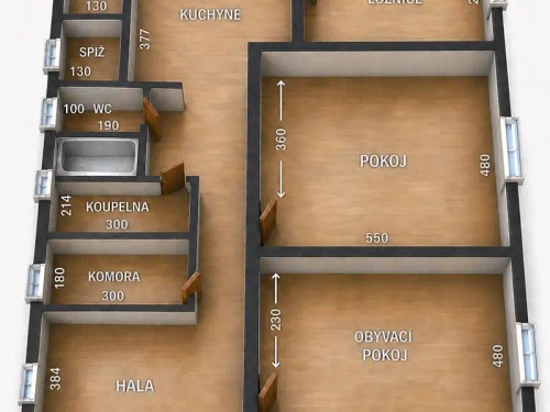Prodej bytu 3+1 110 m²