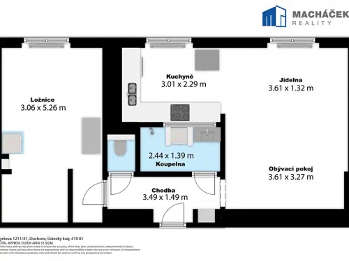 Prodaný byt 2+kk 49 m²