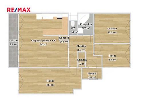 Prodej bytu 4+kk 86 m²