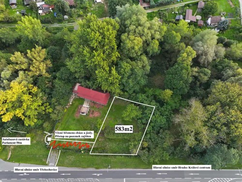 Prodej stavebního pozemku 583 m²