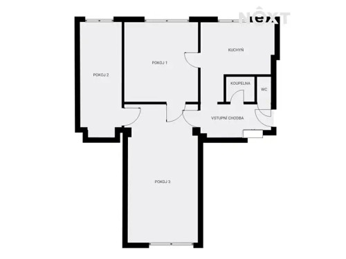 Prodej bytu 3+1 64 m²