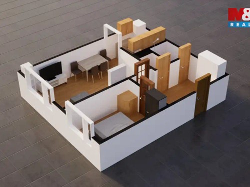 Prodaný  byt 2+kk 40 m²