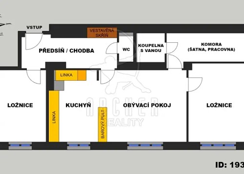 Prodej bytu 3+1 82 m²