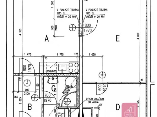 Prodaný  byt 2+kk 45 m²