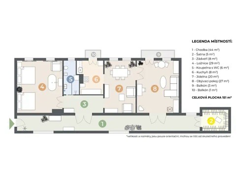 Prodej bytu 3+1 147 m²