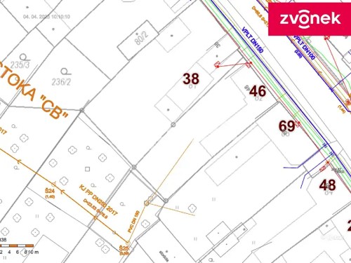 Prodej stavebního pozemku 2445 m²
