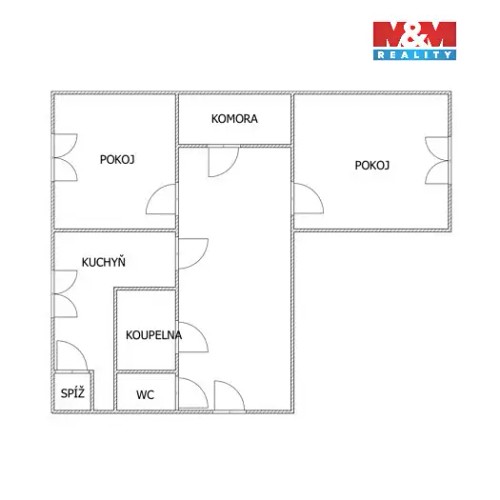 Prodaný byt 2+1 56 m²