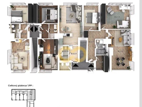 Prodej bytu 3+kk 55 m²