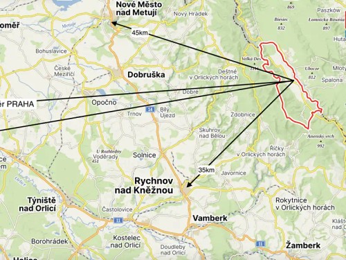 Prodej projektu 48 m², pozemek 1517 m²