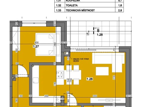 Prodaný byt 3+kk 76 m²