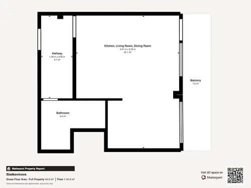 Prodej bytu 1+kk 40 m²